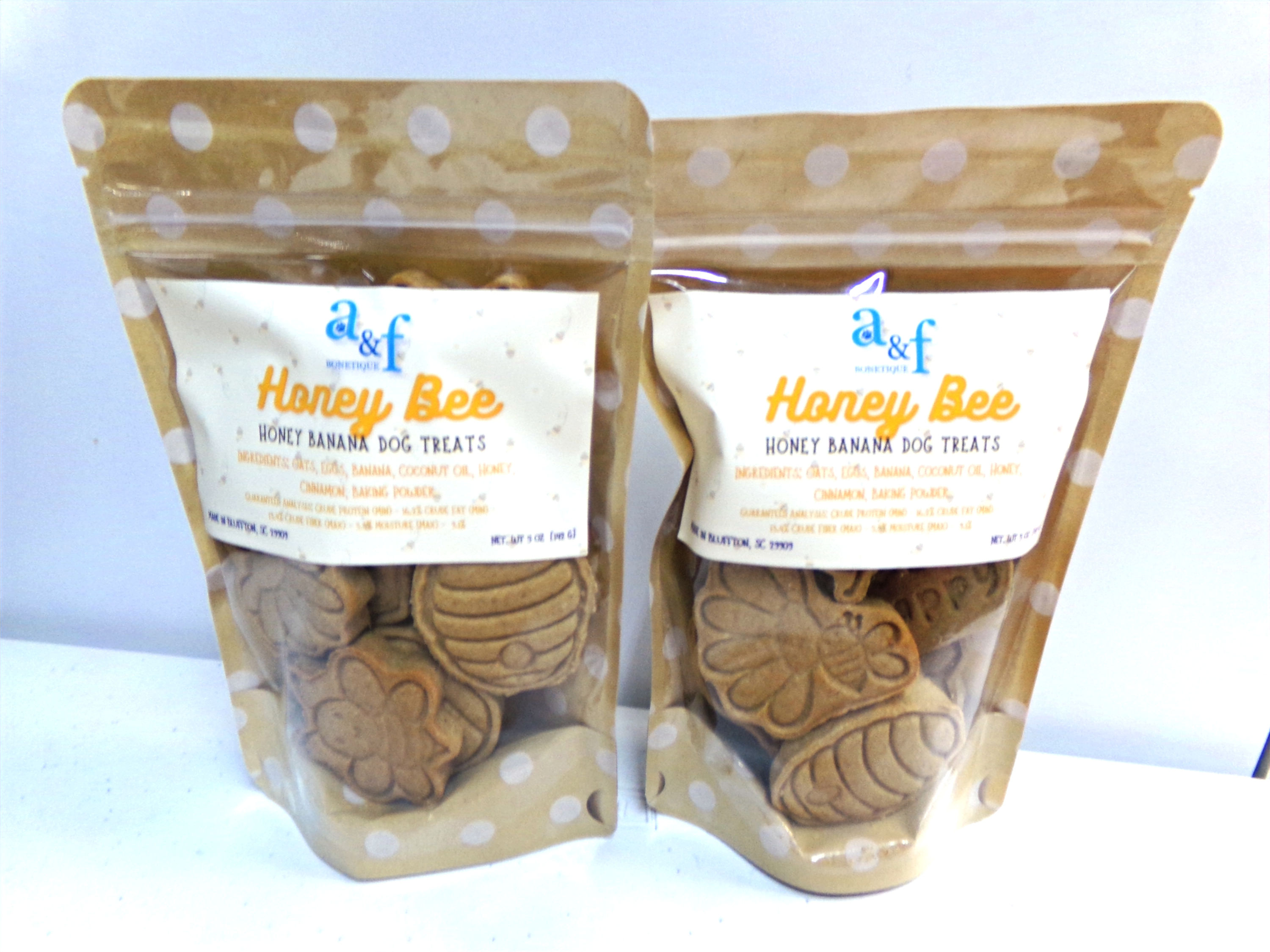 a&f bonetique honey dog treats