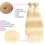 Thumbnail: Blonde Bundles Synthetic Blend 613 Straight Bundles 30 in