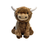 Thumbnail: Highland cow plush dog toys