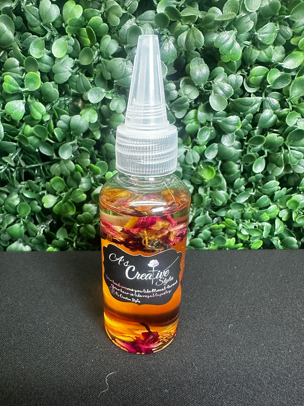 A's Creative Styles Multipurpose Hair and Skin Oil Bottle