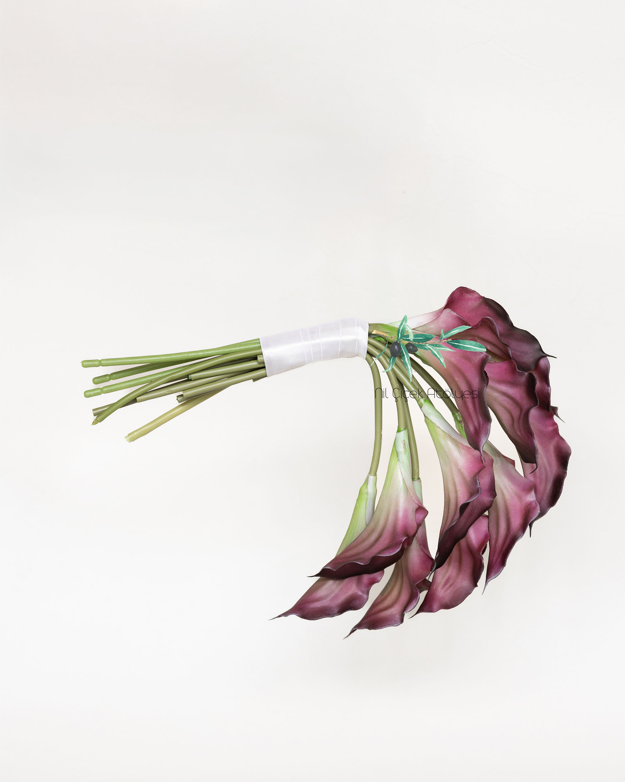 Bordo Gala Gelin Buketi 