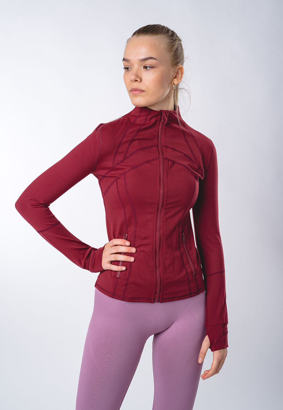Thumbnail: Outline Jacket Dark Maroon