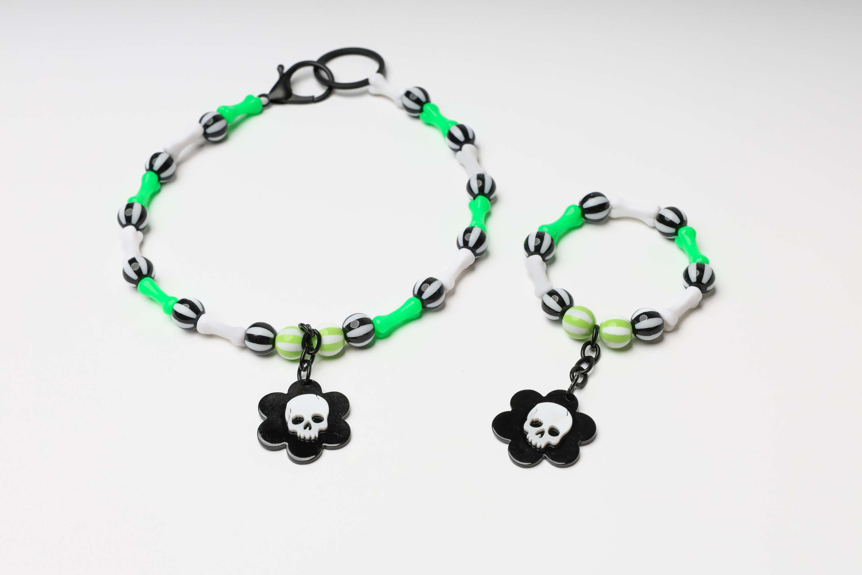 Skull  Necklace & Bracelet 