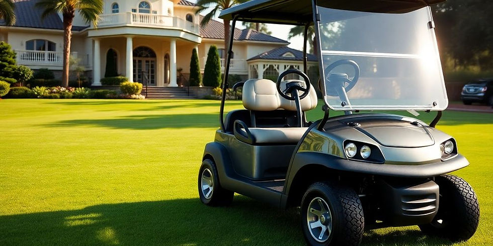 Golfettes pour terrains privés : confort, praticité et autonomie