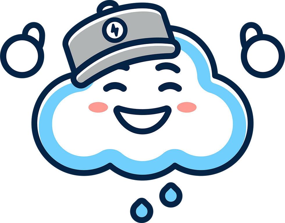 Cloud Sprinkler Mascot