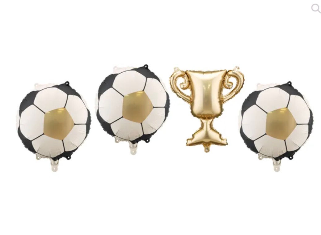FOIL BALLOONS TROPHY WITH BALLS FOR GARLANDS (1PKT/4PC - 33X33CM)