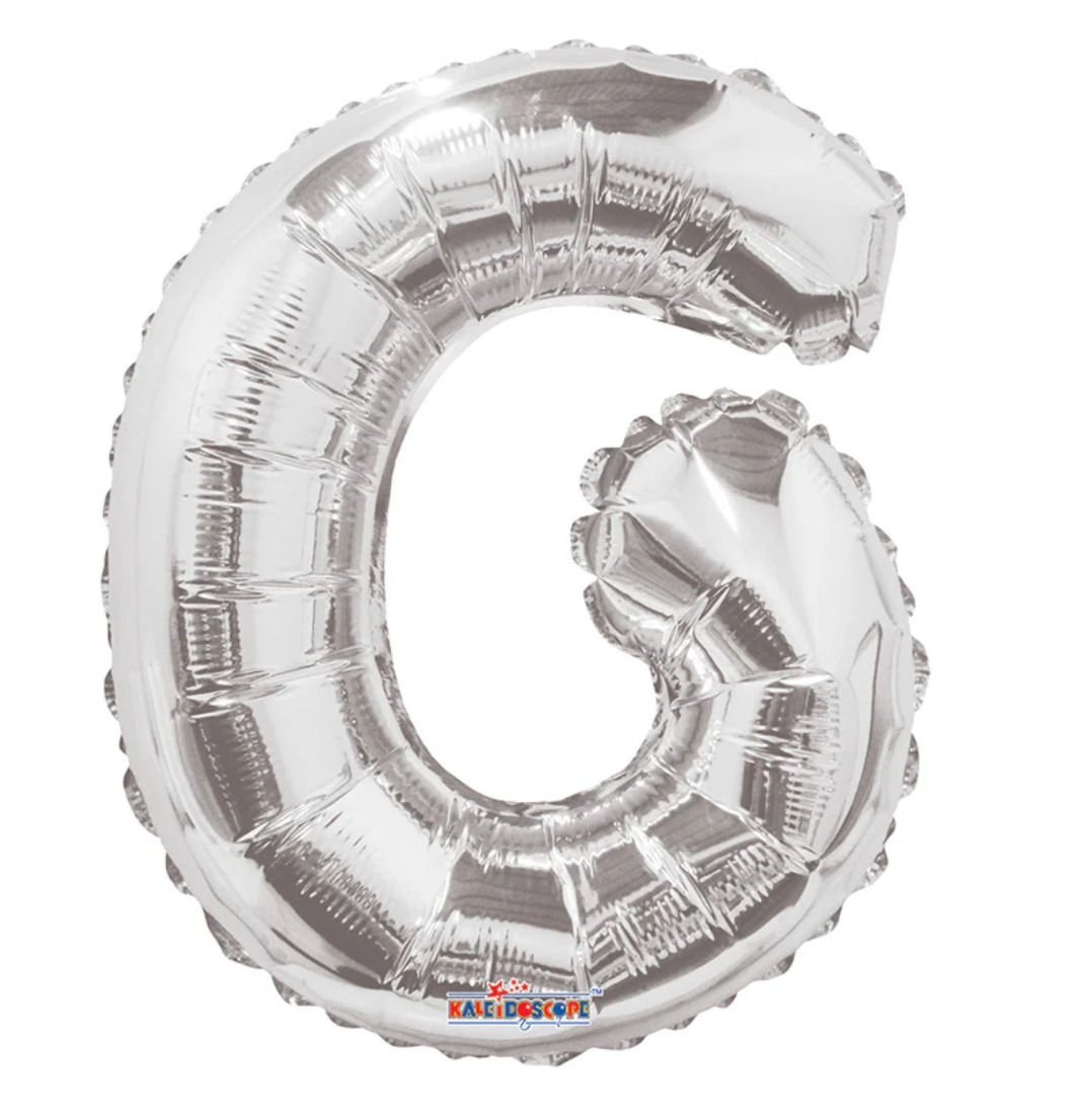 14” SILVER LETTER G 