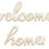 Thumbnail: FOIL BALLOON WELCOME HOME CAPPUCCINO (335X71CM)  