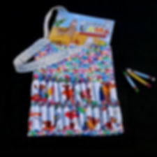 Coloring Book Tote -- Animal Friends