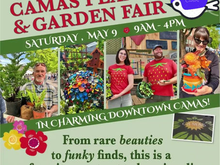 🌿 Join Gather Arts at the Camas Plant & Garden Fair – May 9, 2026