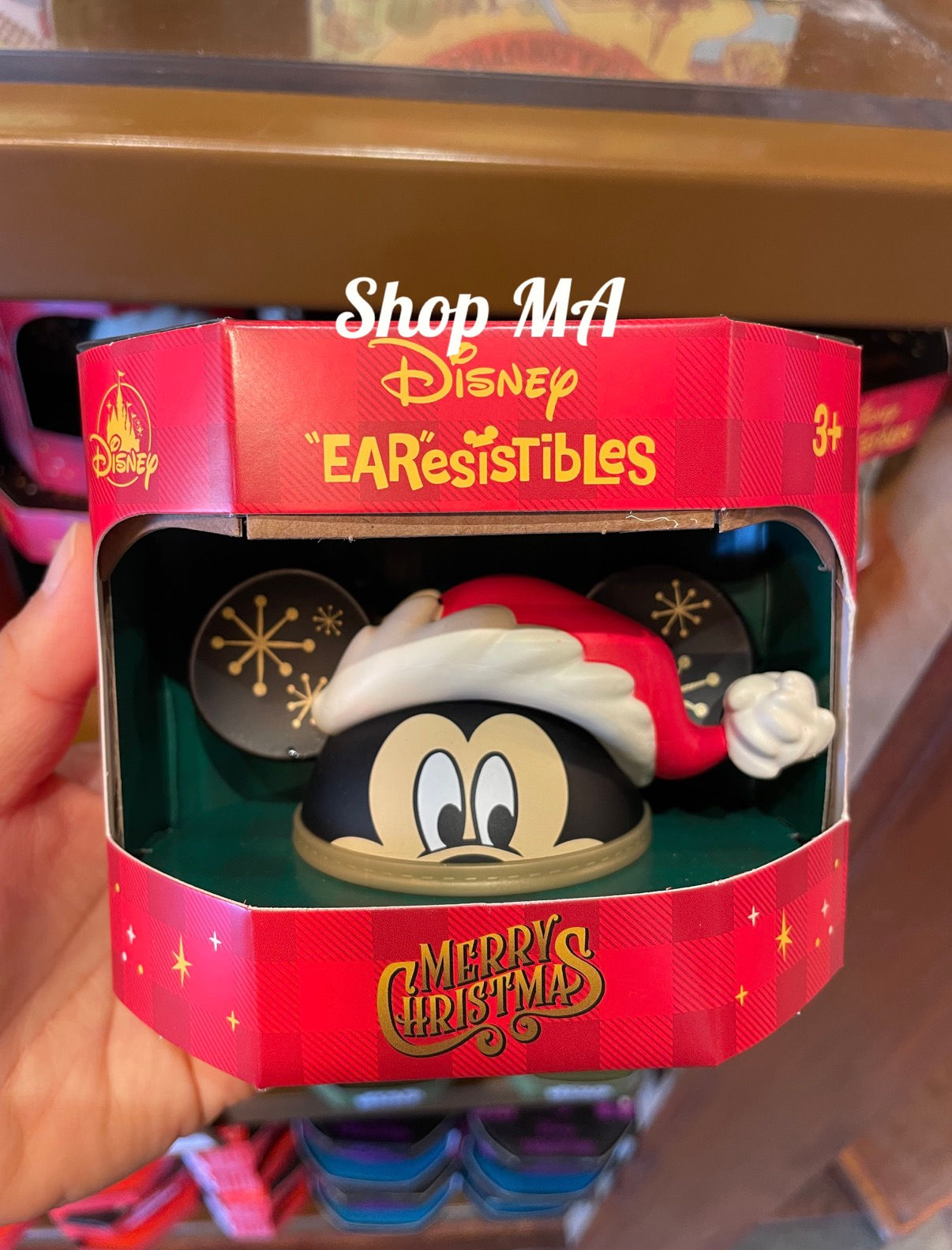 サンタミッキー　フィギュア