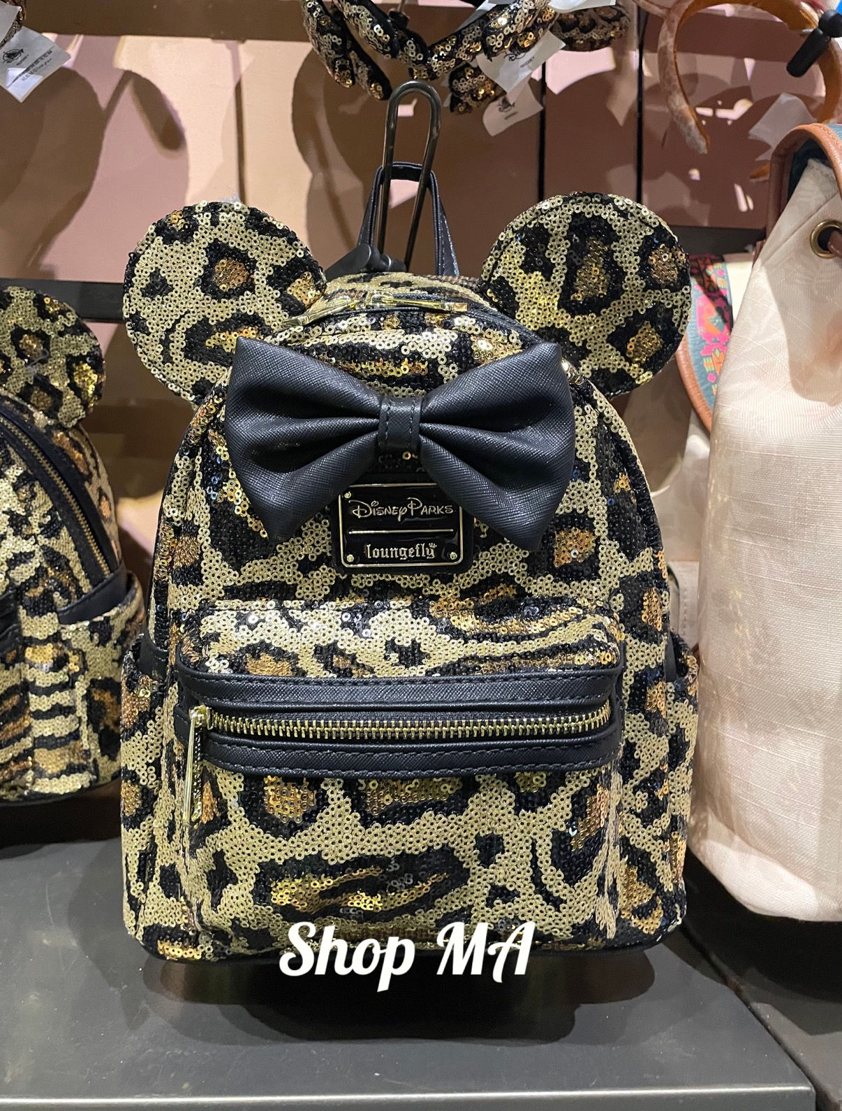 ラウンジフライ　アニマル柄　ミニーリュック