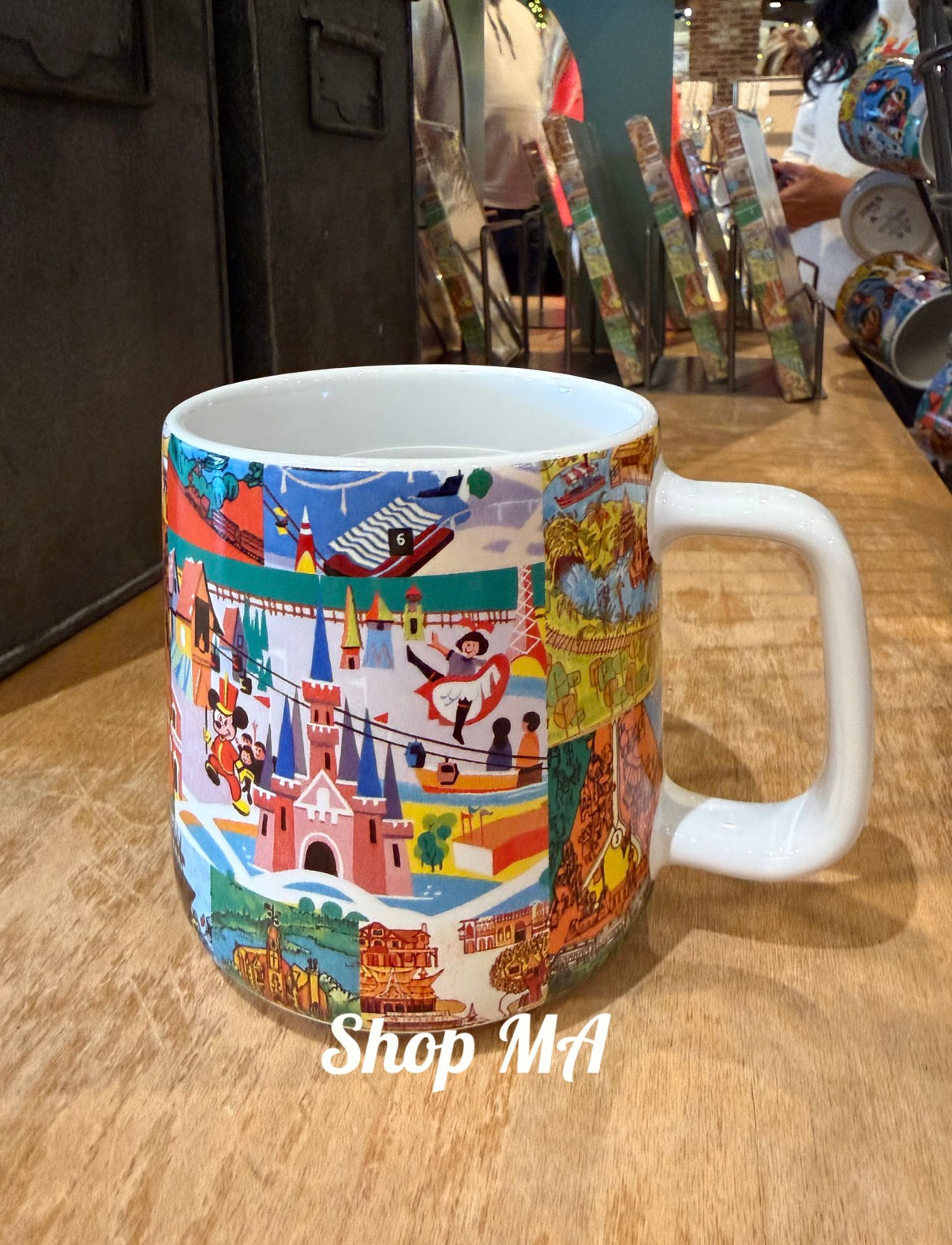 ビンテージマップ　マグカップ