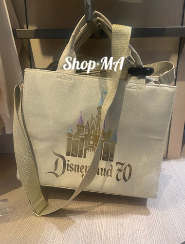 ディズニーランド　70周年　トートバッグ　オーロラ　城　ディズニー ディズニーランド70周年 オーロラ城 トートバッグ | Shop MA