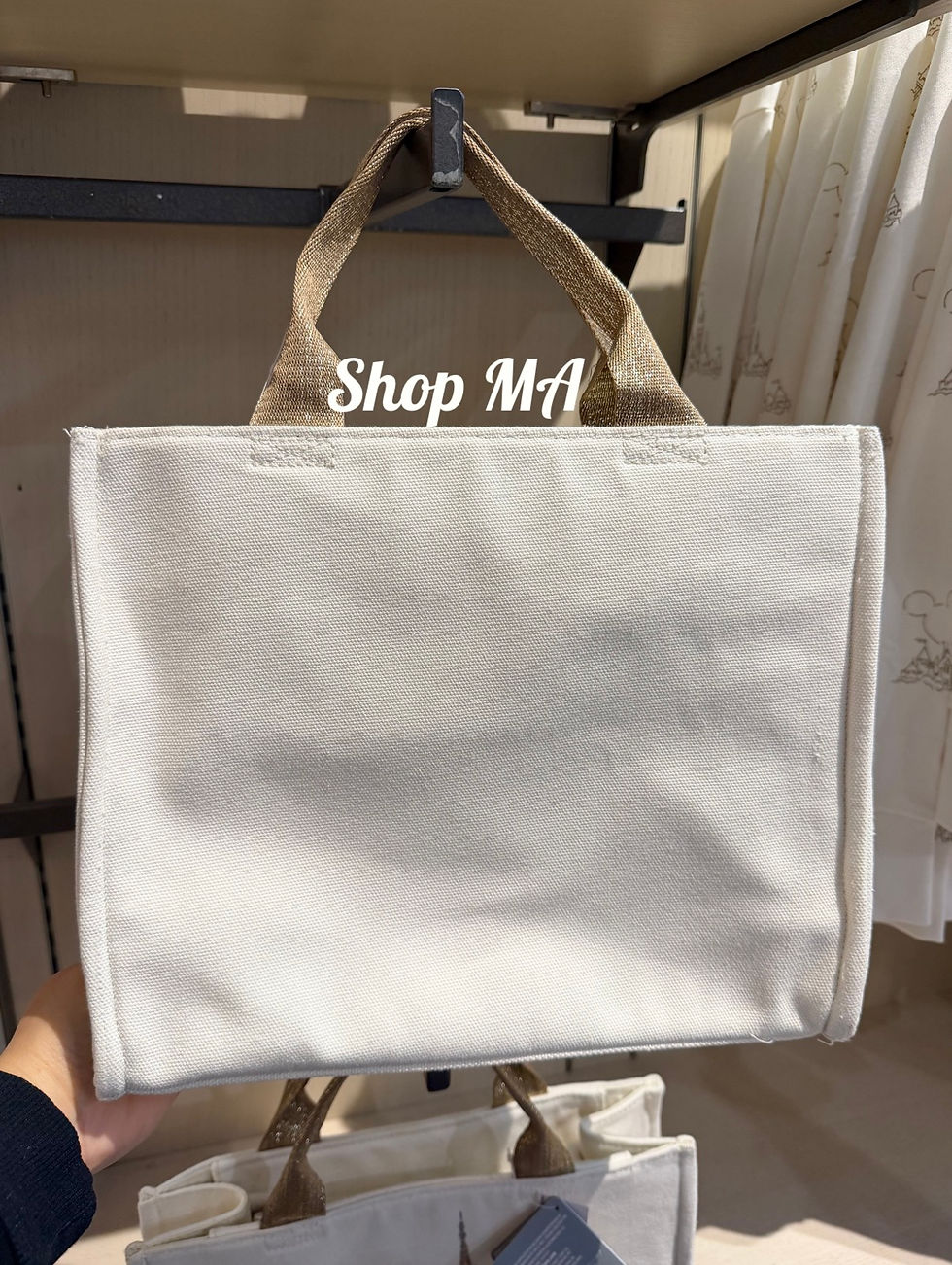 サムネイル： シンデレラ城　ショルダーストラップ付きトートバッグ