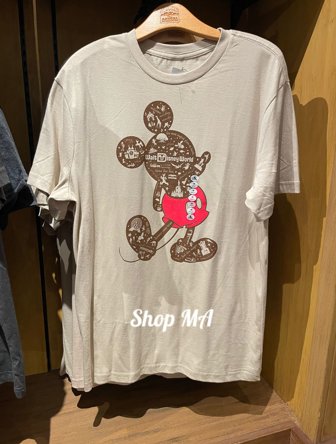 WDWミッキーアイコン　Tシャツ