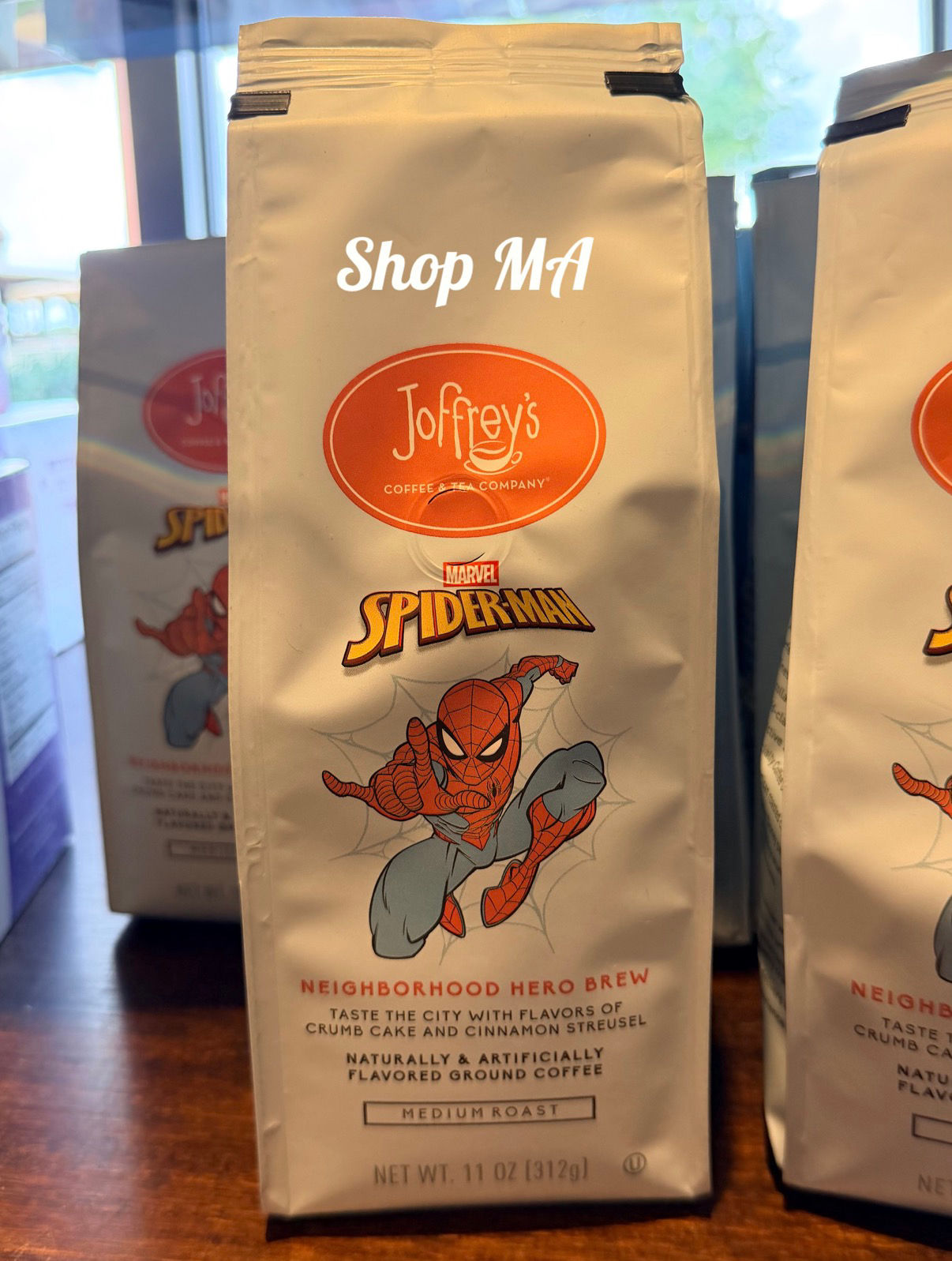 スパイダーマン　コーヒー