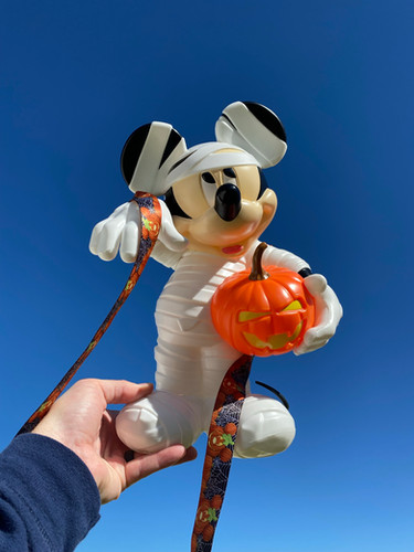 ミッキーマウス 骸骨 ハロウィン　ポップコーンバゲット ミッキー ハロウィーン ミイラ男 Mummy ポップコーンバケット