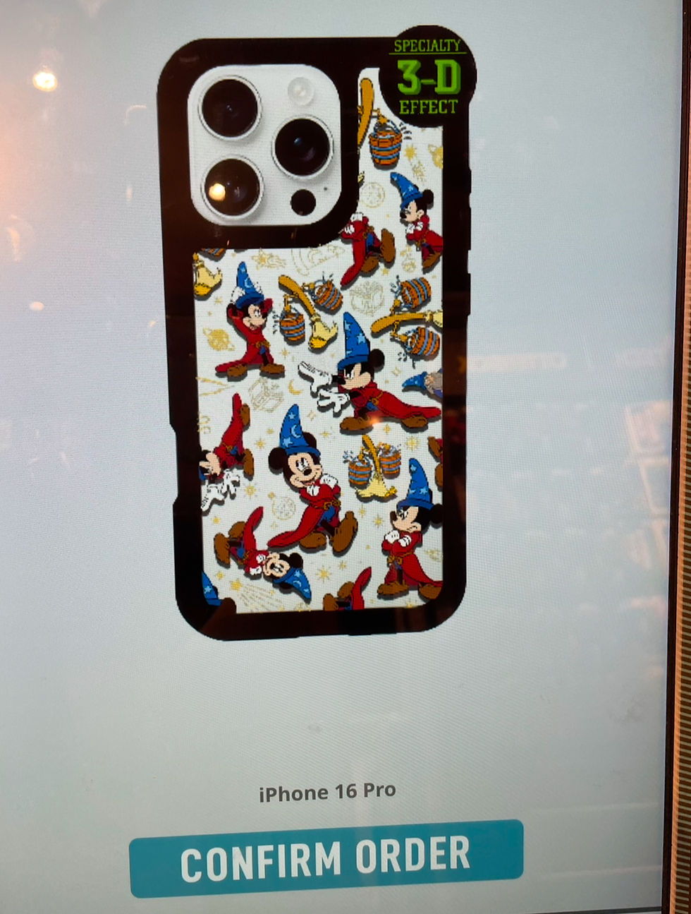 香港ディズニーランド限定★ソーサラーミッキー iPhoneケース ファンタジア ソーサラーミッキー クリア3D iPhoneケース | Shop MA