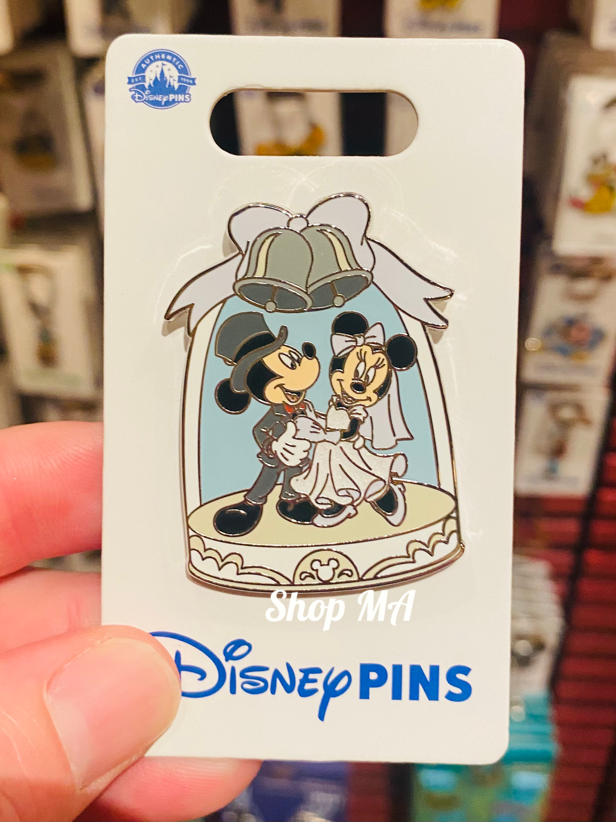 ミッキー＆ミニー　ウェディング　ピン