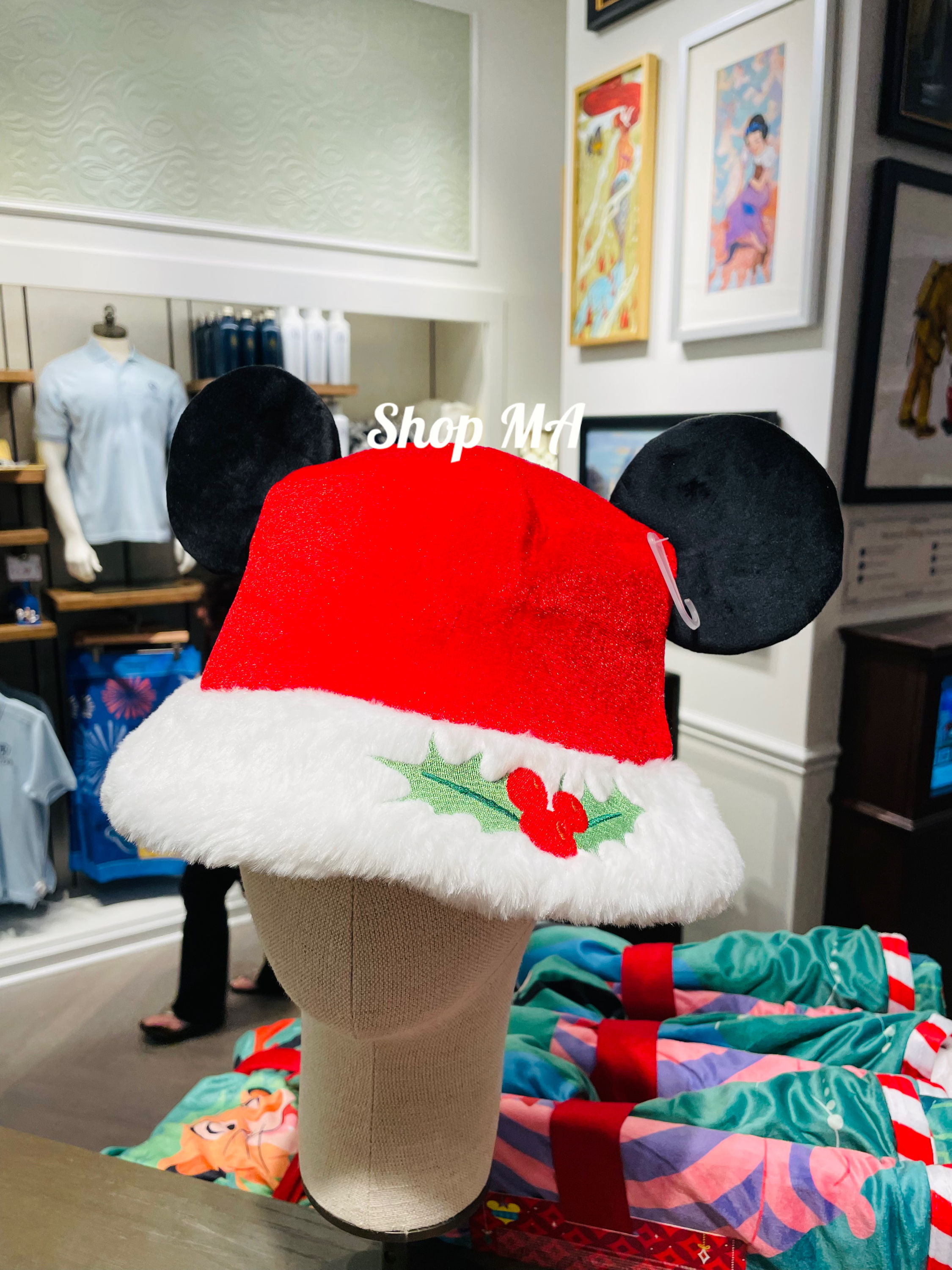 クリスマス　バケットハット