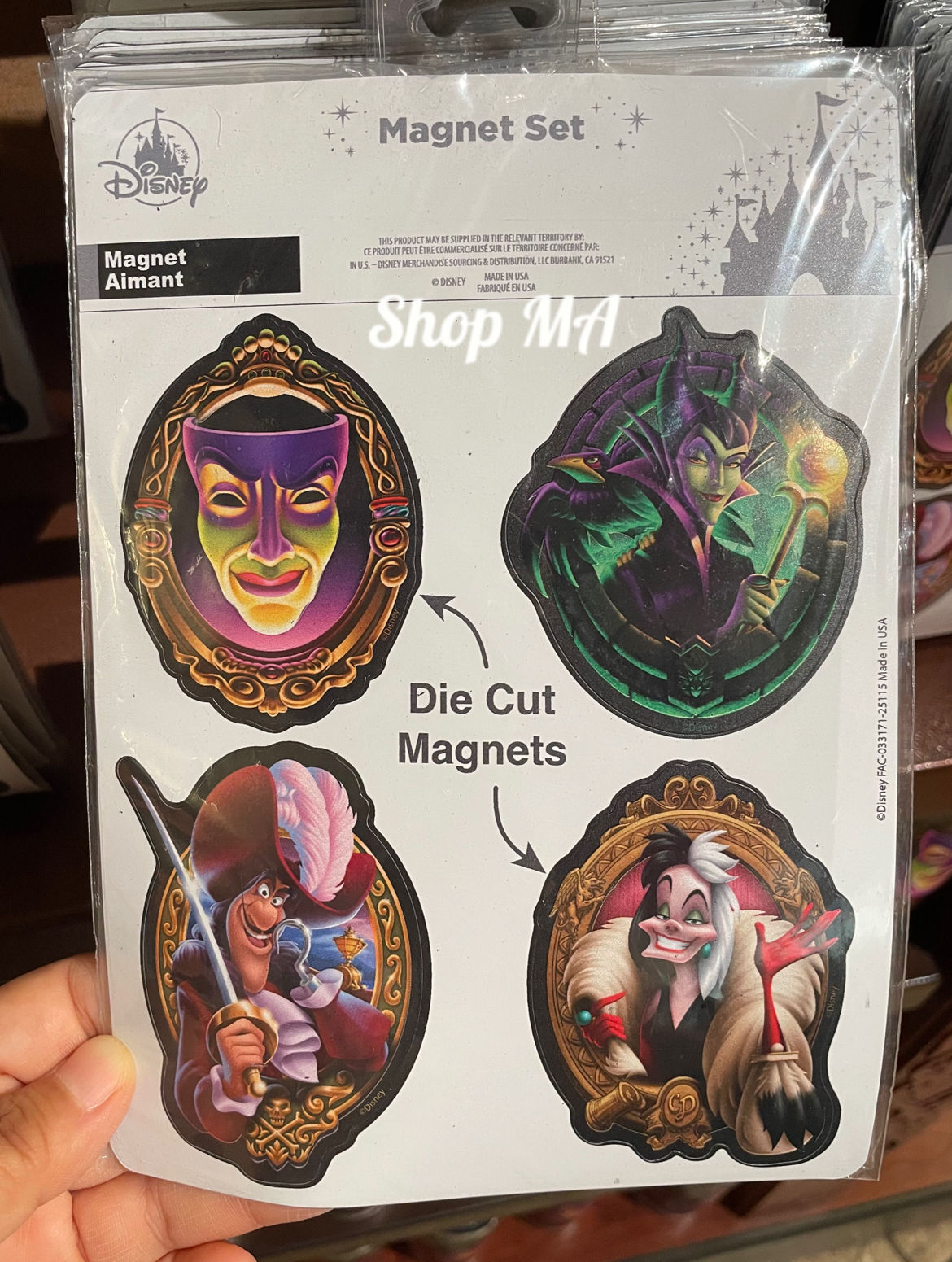 ヴィランズ　マグネットセット