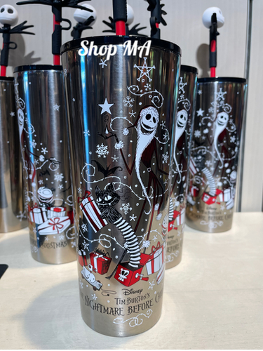 スターバックス ナイトメアビフォアクリスマス ストロー付きステンレス