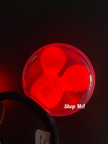 半額セール】光る ミッキーバルーンカチューシャ 赤 | Shop MA