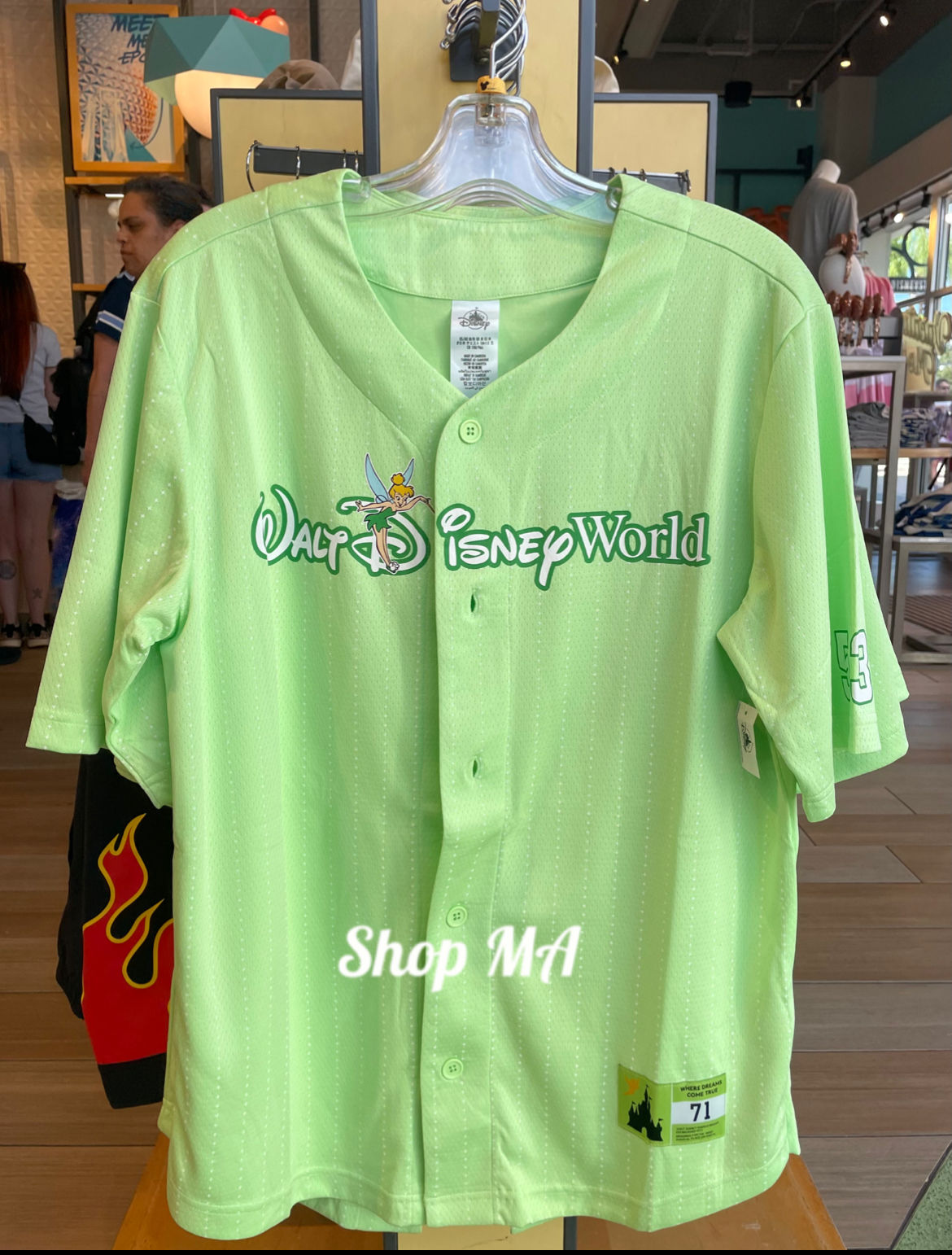 ティンカーベル　野球ユニフォーム