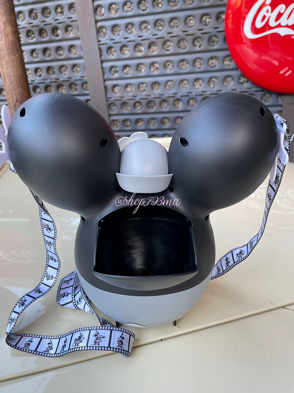 レア☆ディズニーポップコーンバケットバルーン 蒸気船ウィリー