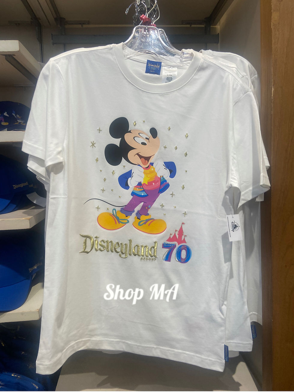 ディズニーランド70周年　ミッキー　Tシャツ