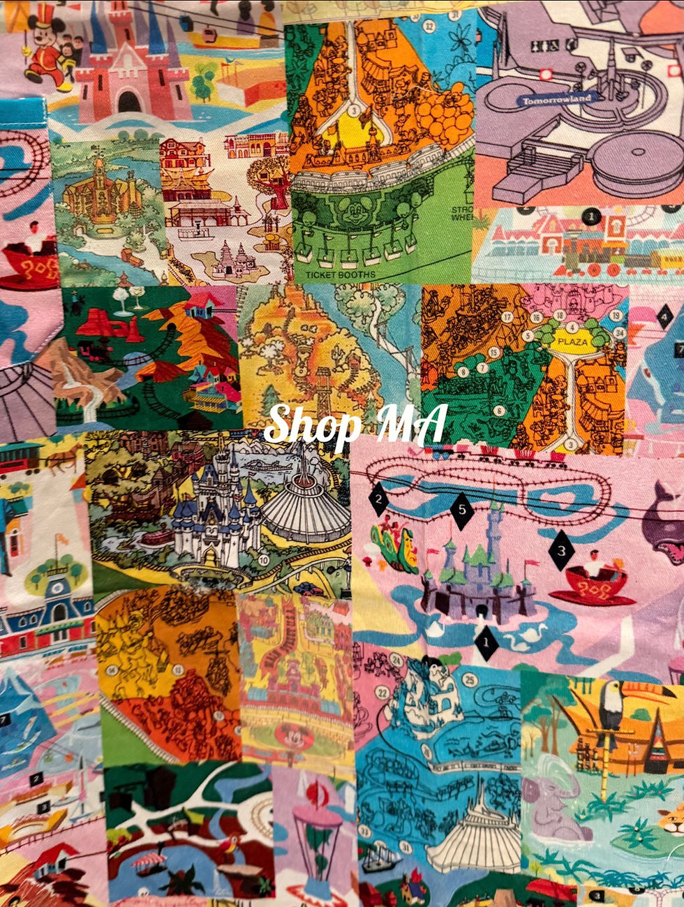 Thumbnail: ビンテージマップ　エプロン