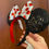 Thumbnail: Sequined with Polka Dot Bow Headband by Disney by Disney