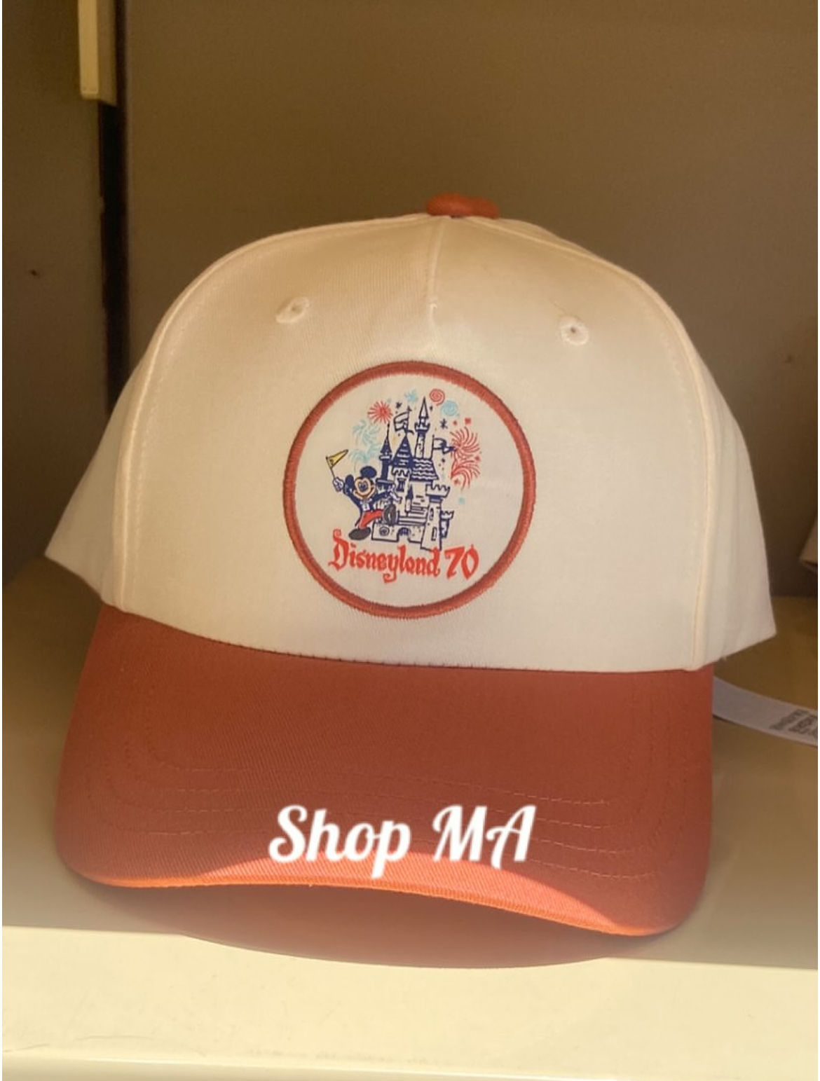 ディズニーランド70周年　キッズ　キャップ