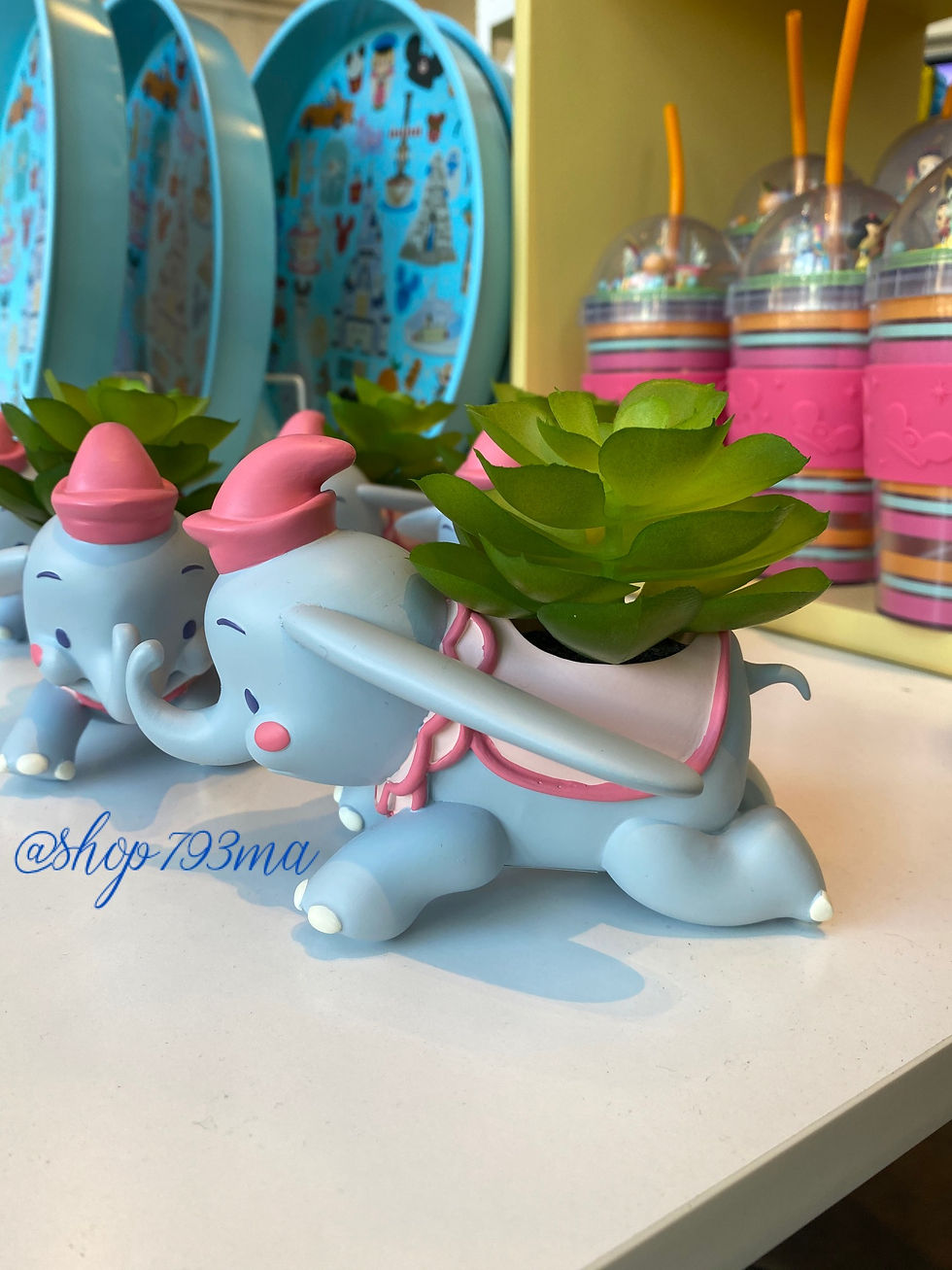 Thumbnail: Dumbo Faux Planter Mini Figurine by Disney