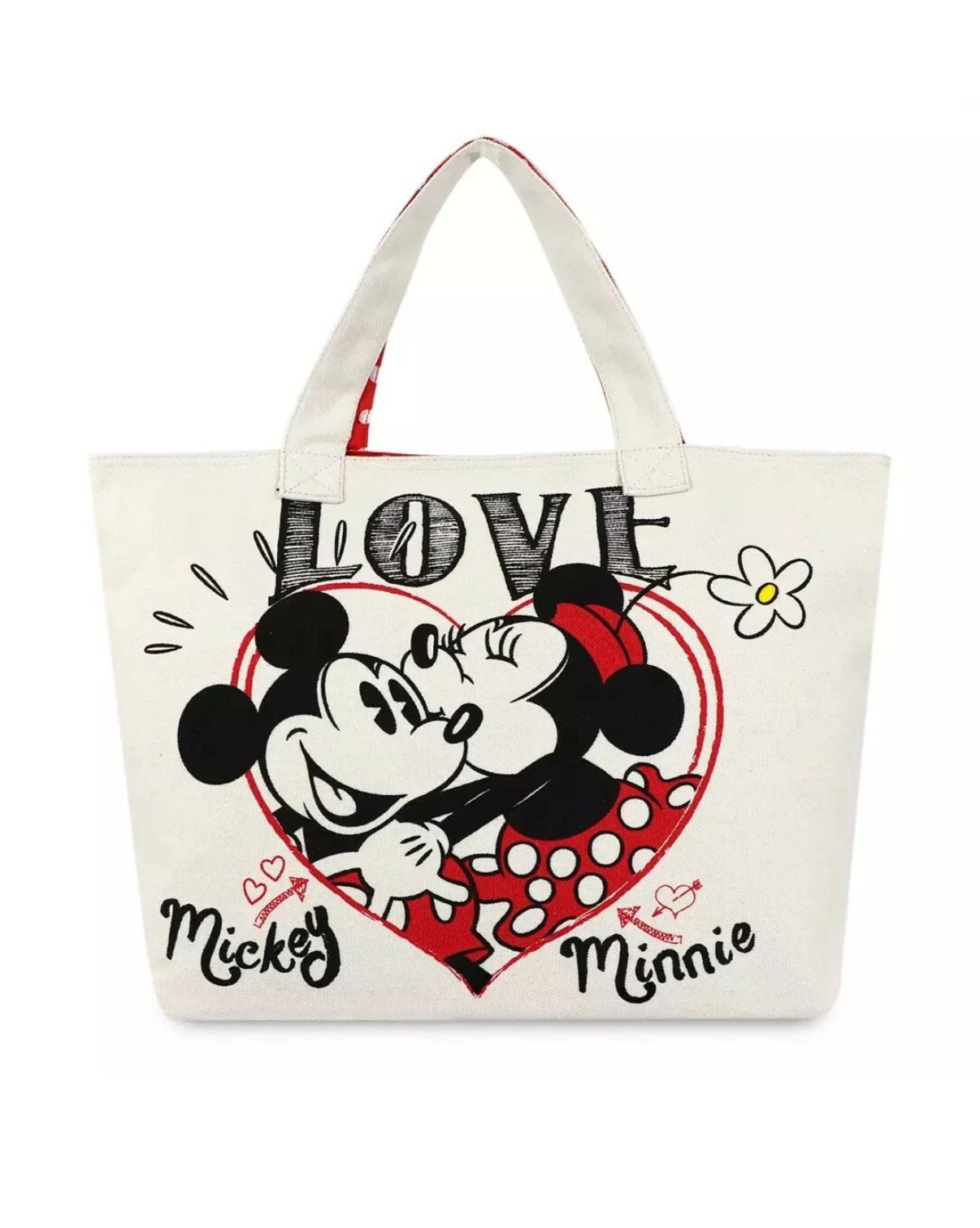 【完売品】【ラスト１個】ミッキー＆ミニー　フォーエバーラブ　トートバッグ