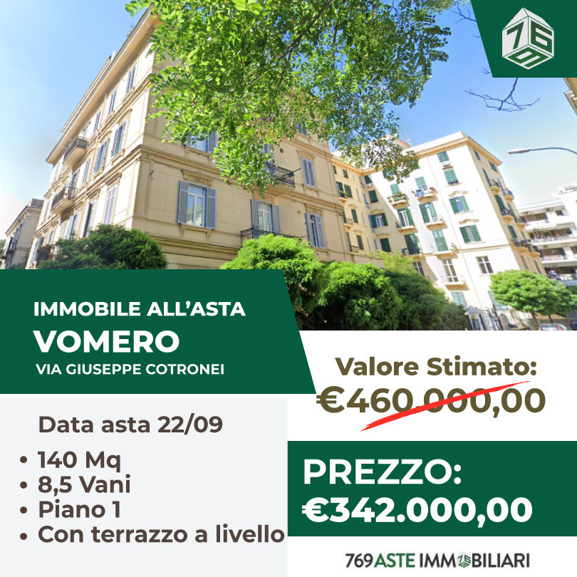 VOMERO- VIA GIUSEPPE COTRONEI- Rif: 199022023