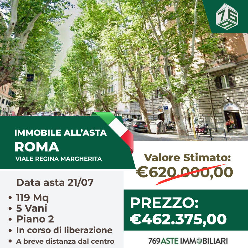 ROMA- VIALE REGINA MARGHERITA- Rif: 232012