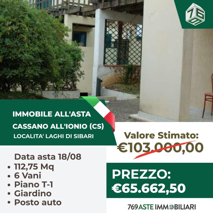 CASSANO ALL'IONIO (CS)-LOCALITA' LAGHI DI SIBARI- Rif: 642024 L2