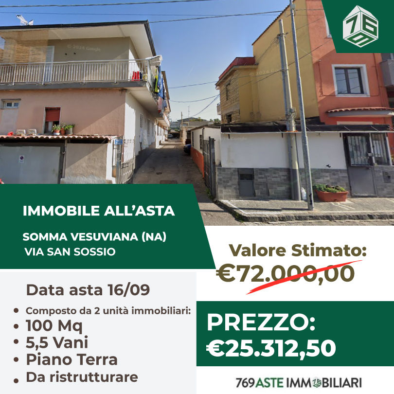 SOMMA VESUVIANA (NA)- VIA SAN SOSSIO- Rif: 1422024