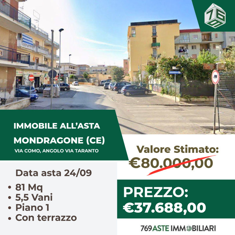 MONDRAGONE (CE)- VIA COMO. ANGOLO VIA TARANTO- Rif: 502024