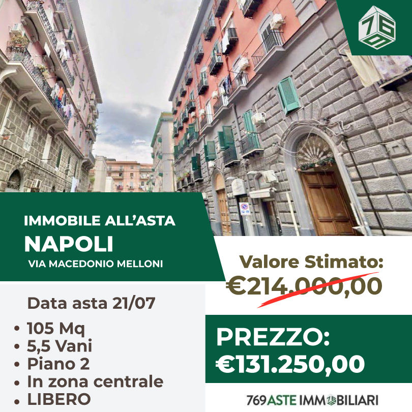 NAPOLI- VIA MACEDONIO MELONI- Rif: 3242025