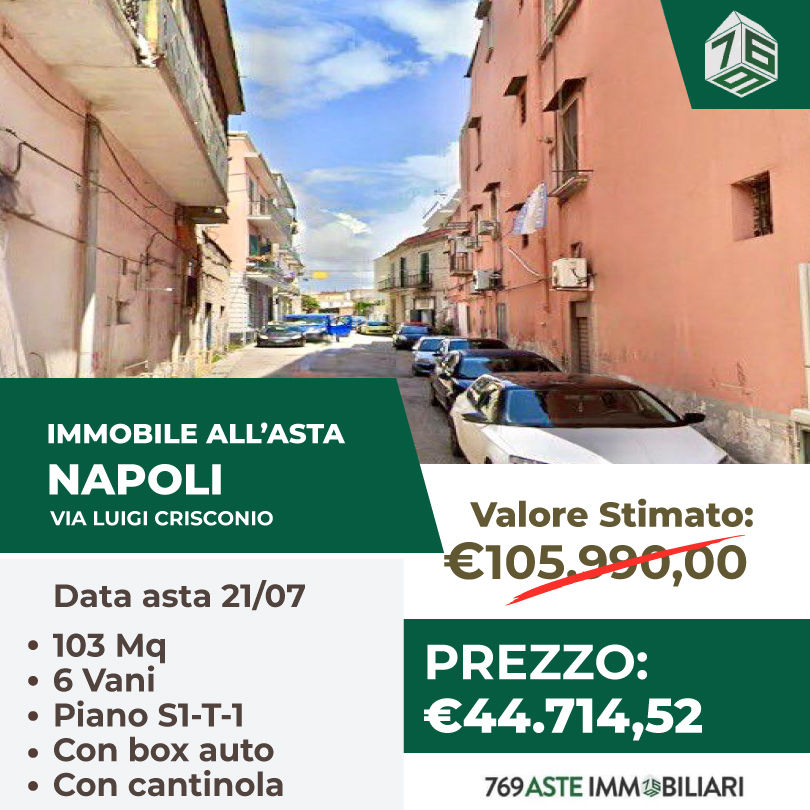 NAPOLI- VIA LUIGI CRISCONIO- Rif: 5202015