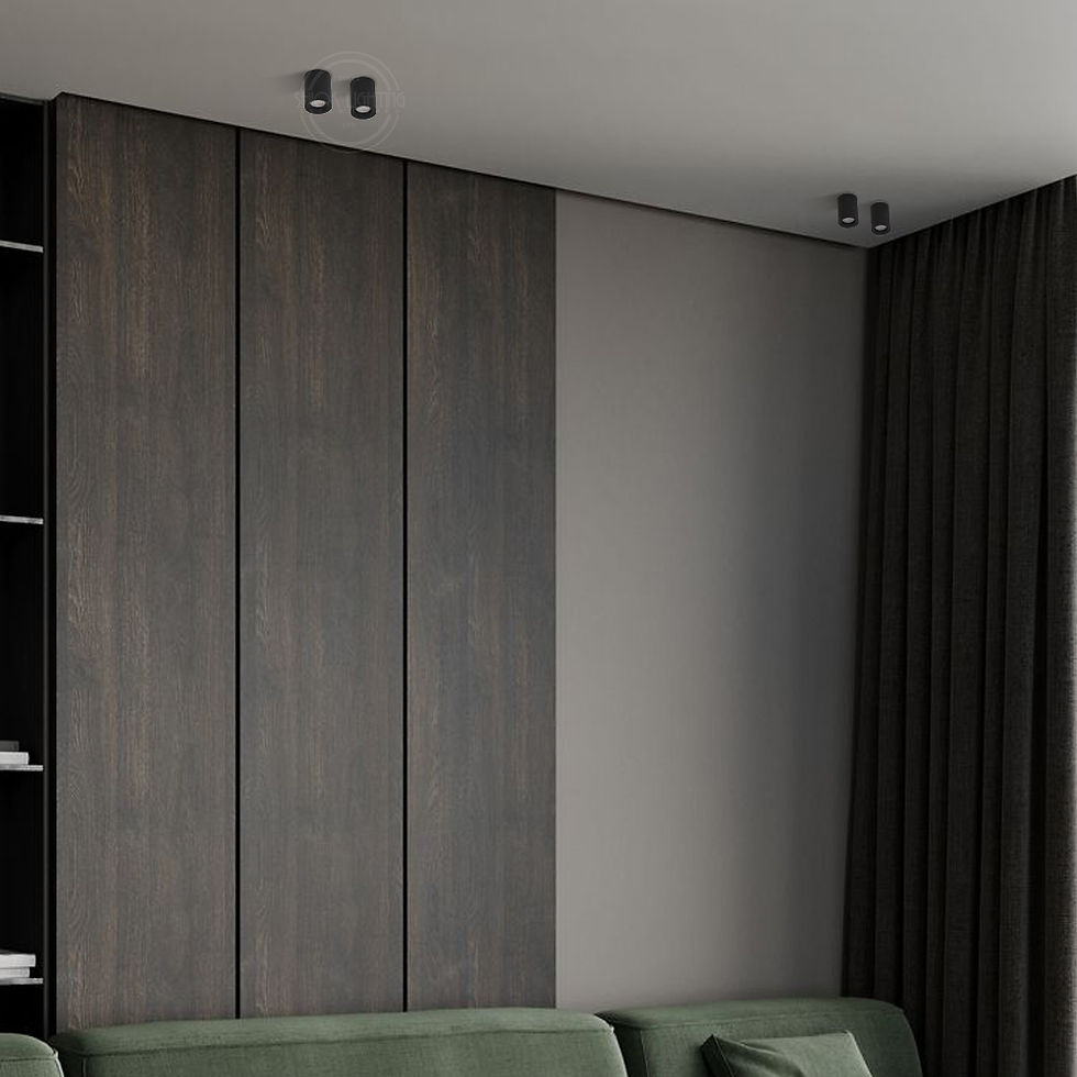 Thumbnail: Halo Mini Ceiling Lamp (Black)