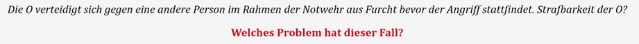Problemstellung - Meinungsstand