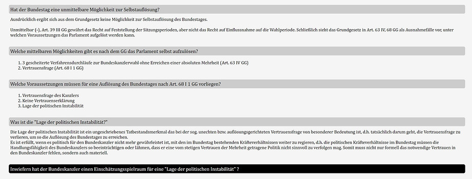 Fragenfolge