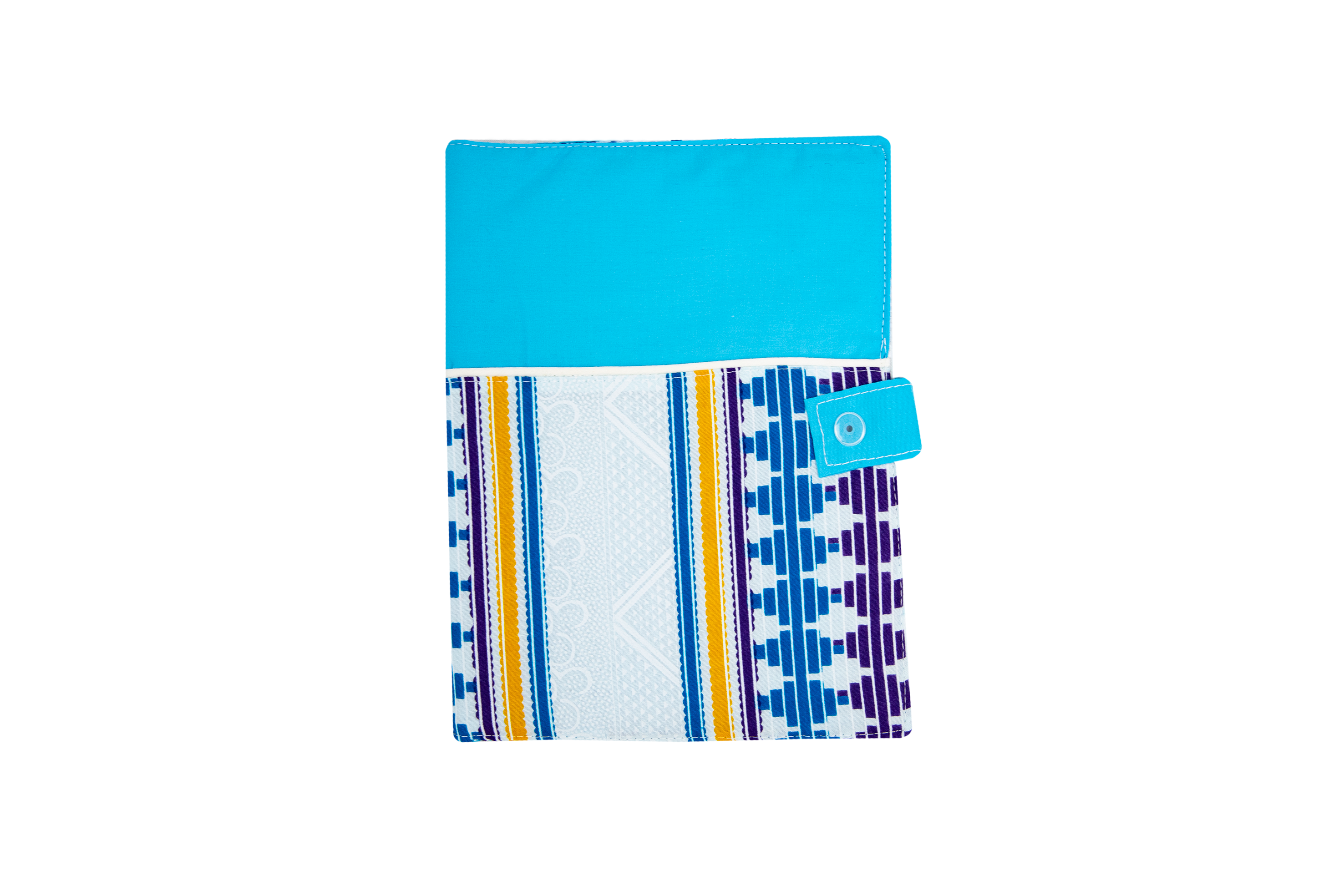 Protège carnet de santé wax bleu