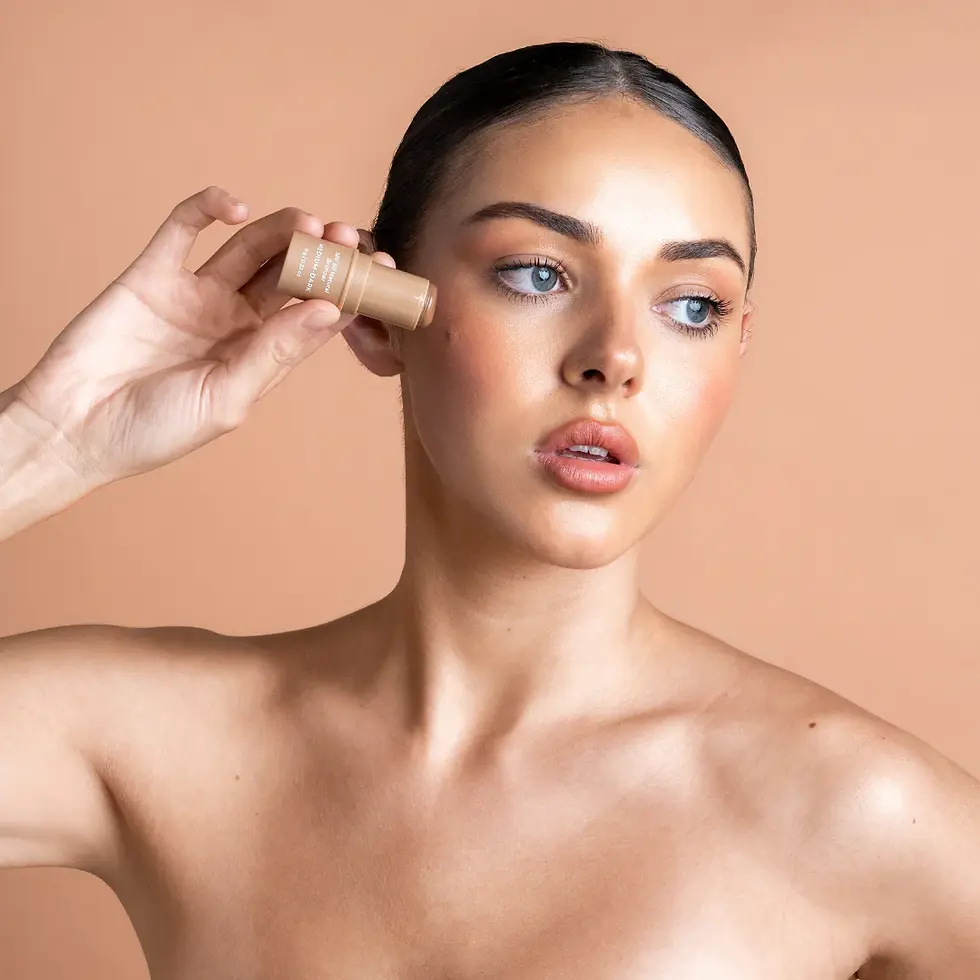 Thumbnail: SPF 50 Natural Bronzer- Medium-Dark