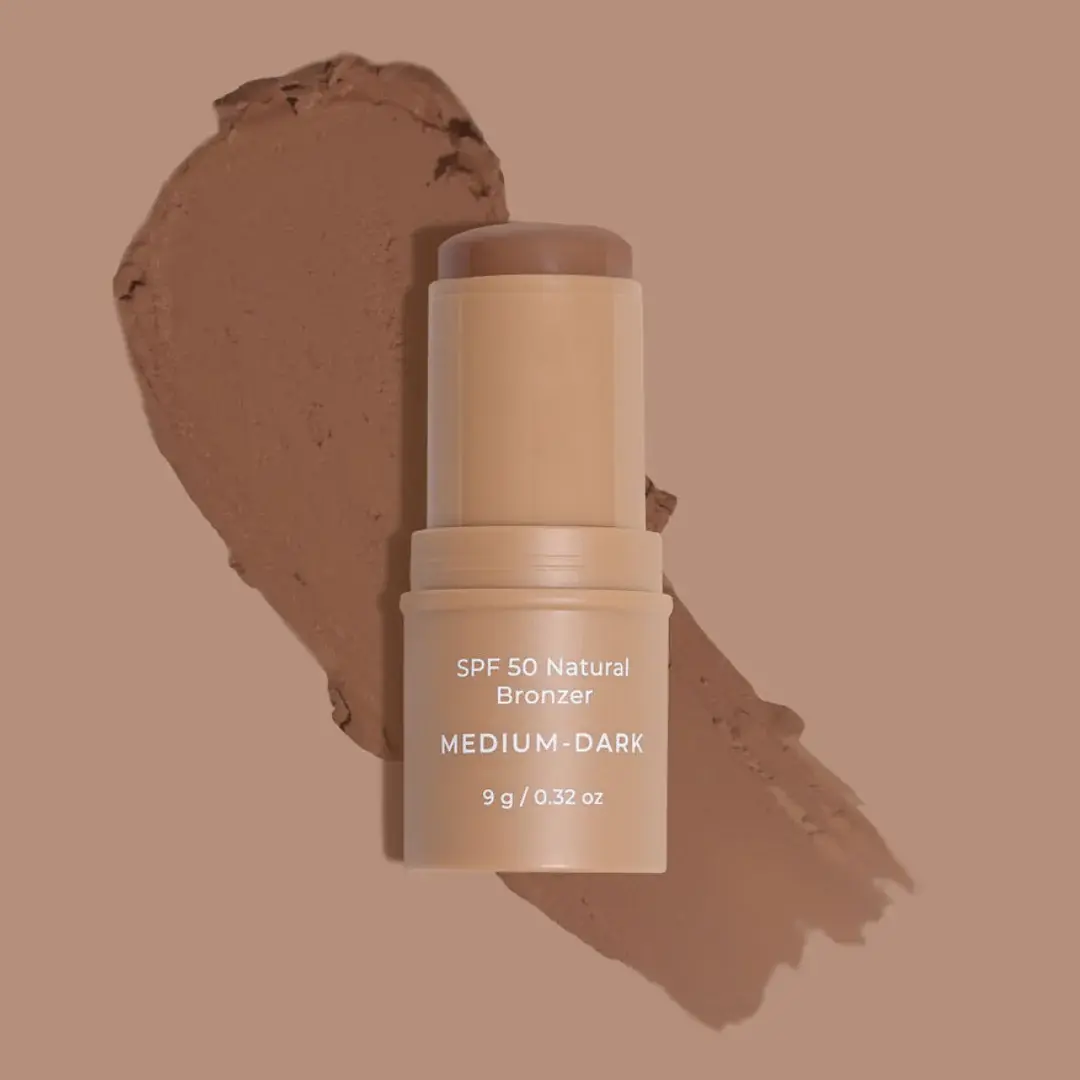 SPF 50 Natural Bronzer- Medium-Dark