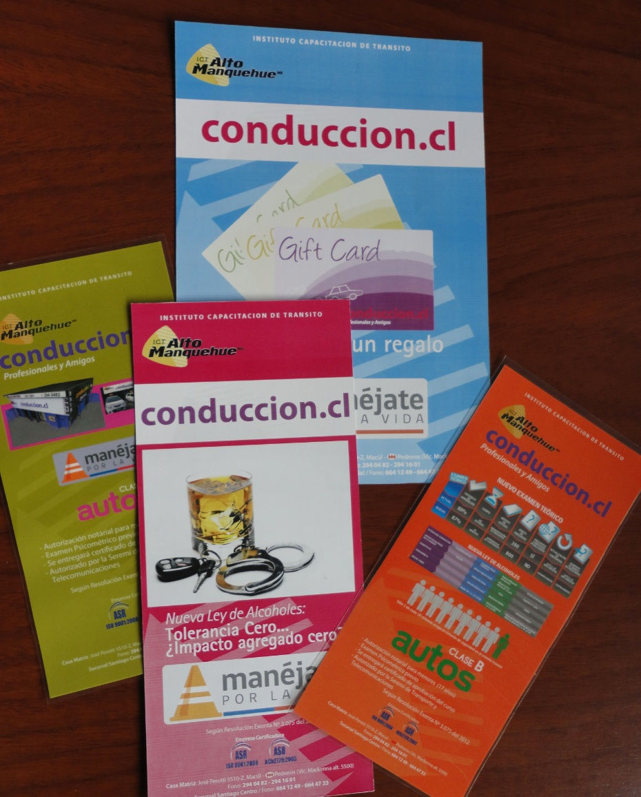Piezas gráficas CONDUCCION.CL